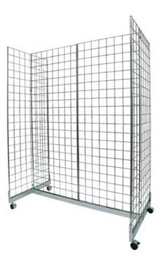 Chrome Retail Grid Gondolas Chrome Retail Grid Gondolas