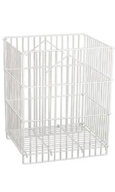 Wire Dump Bin With Adjustable Shelf