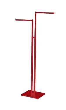 Made to Order Berry Red 2-Way Clothing Rack with Straight Arms Made to Order Berry Red 2-Way Clothing Rack with Straight Arms