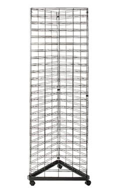 Black Triangle Slat Grid Tower - 6.5' Black Triangle Slat Grid Tower - 6.5'