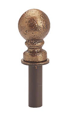 Cobblestone Ball Shaped Merchandise Hook Finial
