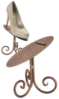 6" Cobblestone Shoe Display Stand 6" Cobblestone Shoe Display Stand