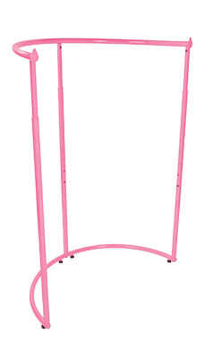 Half Round Clothing Rack - Hot Pink Half Round Clothing Rack - Hot Pink