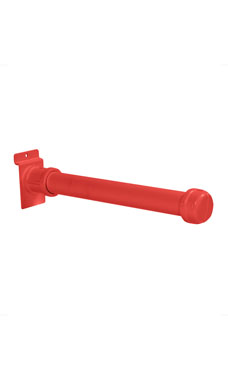 Made to Order 10" Slatwall Pipe Faceout - Berry Red
