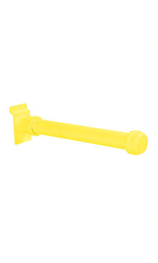 Made to Order 10" Slatwall Pipe Faceout - Bright Yellow Made to Order 10" Slatwall Pipe Faceout - Bright Yellow