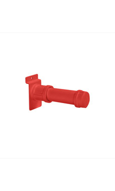 Made to Order 4.5" Slatwall Pipe Faceout - Berry Red