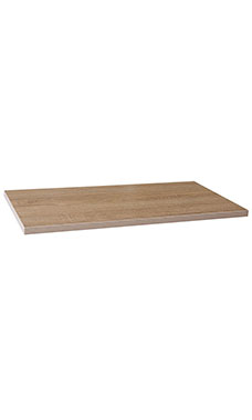 Boutique 12 x 24 inch Caramel Oak Melamine Shelf Boutique 12 x 24 inch Caramel Oak Melamine Shelf
