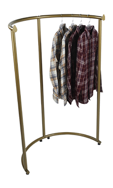 Gold Half Round Clothing Rack