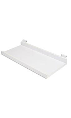 White Melamine Shelf Kit for Wire Grid White Melamine Shelf Kit for Wire Grid