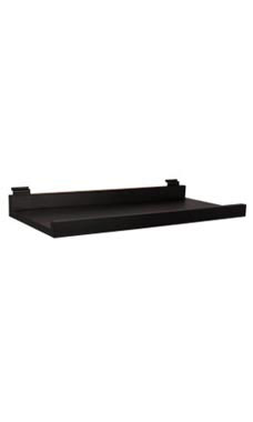 Black Melamine Shelf Kit for Slatwall Black Melamine Shelf Kit for Slatwall