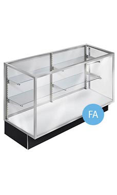 70" Metal Framed Extra Vision Display Case