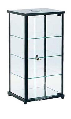 Black Square Countertop Display Cases Black Square Countertop Display Cases