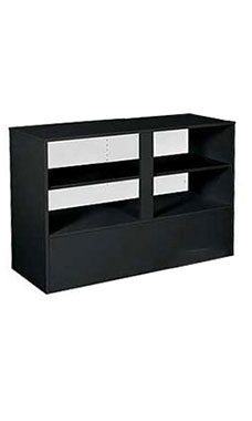 4' Black Economy Service Counter
