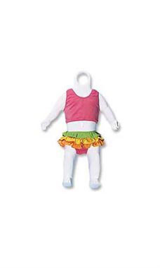 Full Height Infant Fashion Form- White Full Height Infant Fashion Form- White