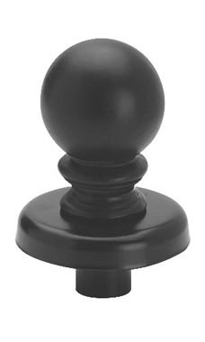 Black Ball Dress Form Finial Black Ball Dress Form Finial