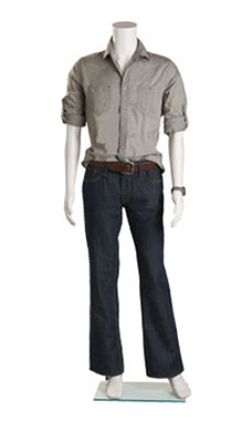 Plastic Headless Mannequin - Male Plastic Headless Mannequin - Male