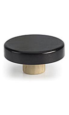Black Wood Flat Neck Finial for Dressmaker Form Black Wood Flat Neck Finial for Dressmaker Form