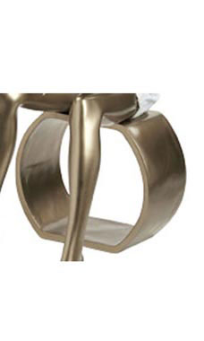 Metallic Gold Stool for Mannequin