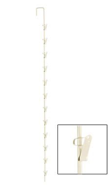 12 Hook Metal Spring Clip Merchandiser Strips 12 Hook Metal Spring Clip Merchandiser Strips
