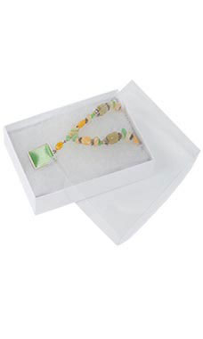White Vu-Top Cotton-Filled Boxes White Vu-Top Cotton-Filled Boxes
