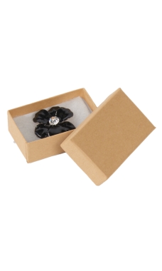 Kraft Cotton-Filled Jewelry Boxes Kraft Cotton-Filled Jewelry Boxes