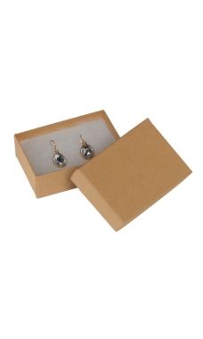 Kraft Cotton-Filled Jewelry Boxes Kraft Cotton-Filled Jewelry Boxes