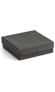 Black Cotton Filled Jewelry Boxes Black Cotton Filled Jewelry Boxes