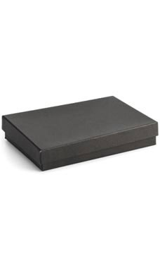 Black Cotton Filled Jewelry Boxes Black Cotton Filled Jewelry Boxes