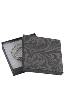 Elegant Jewelry Box 3½" x 3½" x 1"