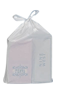 White Drawtape Shoe Bags