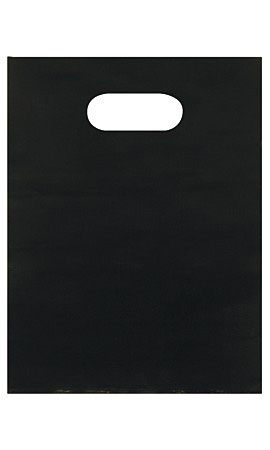Small Low Density Black Merchandise Bags - Case of 100