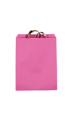 Medium Magenta Paper Merchandise Bag - Case of 500