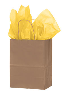 Kraft Paper Shopping Bags - Natural Kraft Paper Shopping Bags - Natural