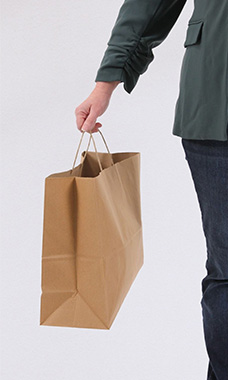 Wholesale Large Natural Kraft Shopping Bags