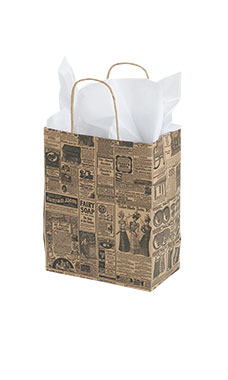 Medium Newsprint Kraft Paper Bags