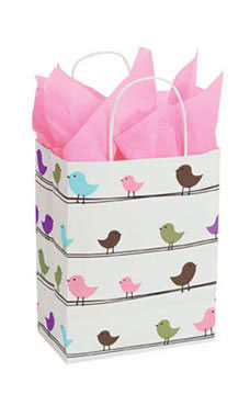 Little Birdies Paper Shopping Bag