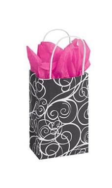 Elegant Swirl Paper Shopping Bag Elegant Swirl Paper Shopping Bag