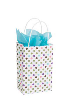Playful Polkadot Paper Shopping Bag Playful Polkadot Paper Shopping Bag