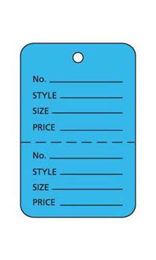 Blue Unstrung Small Coupon Price Tag Blue Unstrung Small Coupon Price Tag
