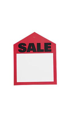 Red Sales Price Tags