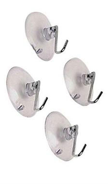 1.5" Diameter Hooked Suction Cups