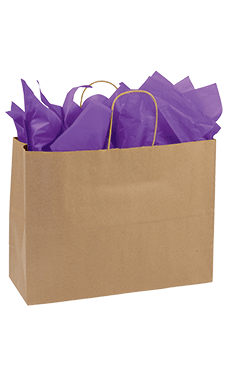 Wholesale Large Natural Kraft Shopping Bags