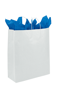 Jumbo White Kraft Paper Shopping Bag