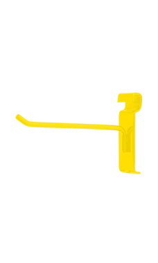 Made to Order 6" Wire Grid Peg Hook - Bright Yellow