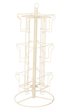 Made to Order Stoney White 12-Pocket Greeting Card Rack