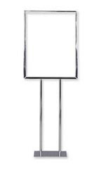 Twin Stem Metal Sign Holder