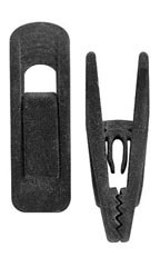 Black Velvet Hanger Clips