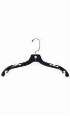 Heavy Weight 17 inch Black Plastic Dress Hangers