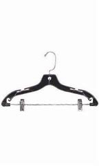 17 inch Black Plastic Suit Hangers