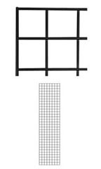2 x 8 foot Black Wire Grid Panel